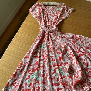 Lovely wedding guest dress by Sarah Bibb, Portland OR.